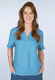 Leinenbluse Birgitine - swedish blue