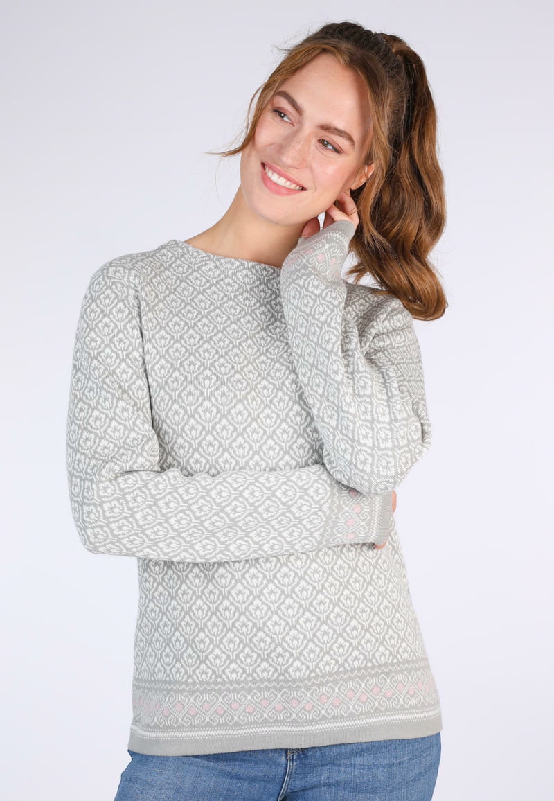 Strickpullover Dorit nordic - dust grey