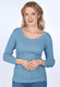 3/4-Arm-Shirt Lynn  - swedish blue