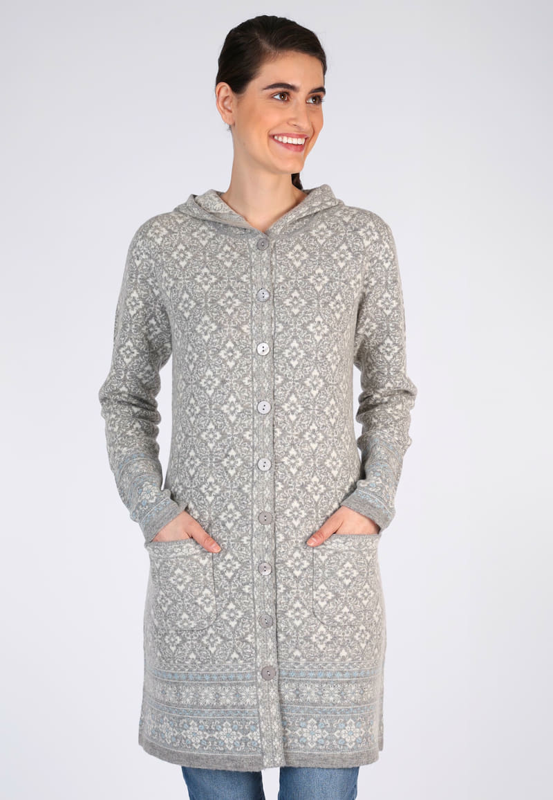 Strickmantel Ann - dust grey