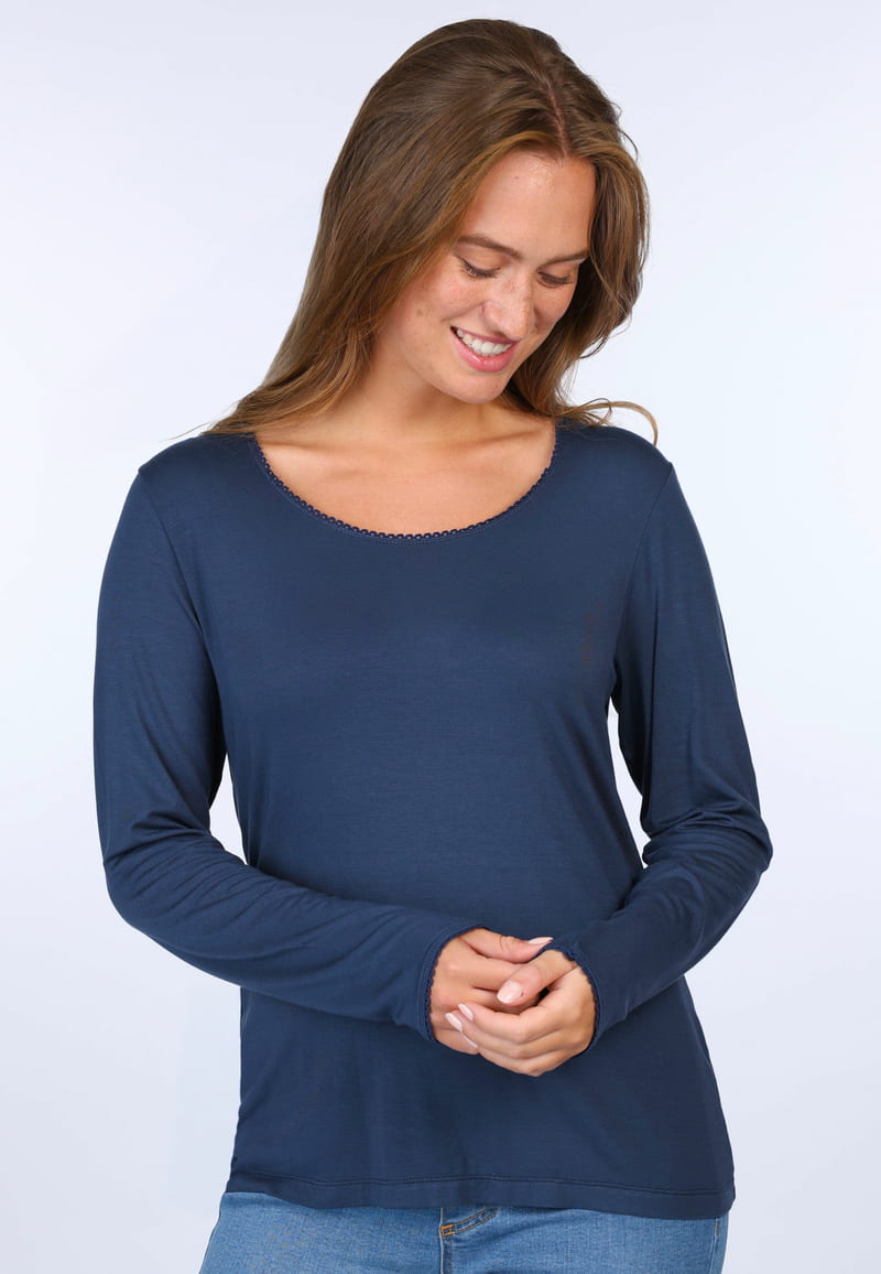 Langarmshirt Philia - navy