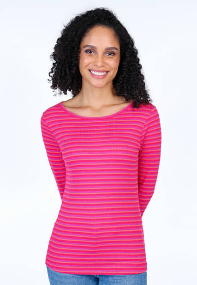 3/4-Arm-Shirt Mya - azalea