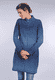 Strickmantel Enny - mosaic blue