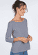 3/4-Arm-Shirt Daria  - navy
