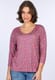 3/4-Arm-Shirt Betzeli paisley - raspberry