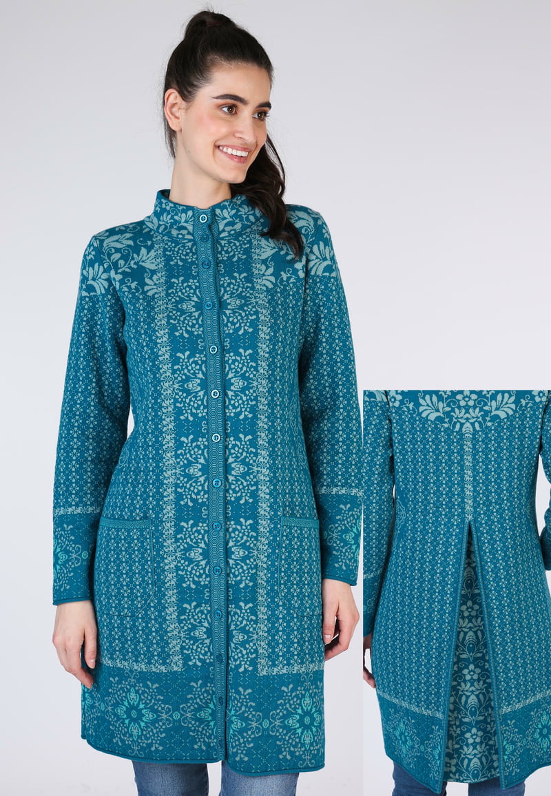 Strickmantel Maite ethno - lake