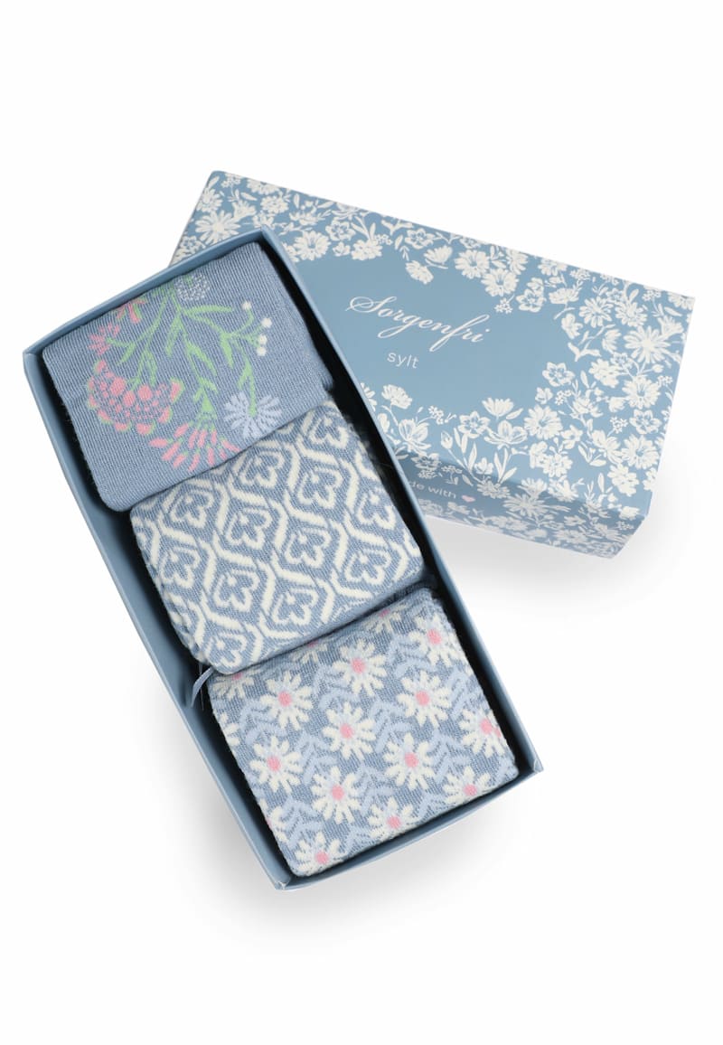 3er Set Socken Irma swed. blue - multicolour