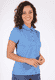 Bluse Andyra solid - royal blue