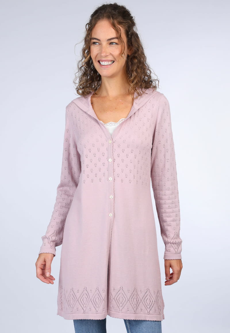 Strickmantel Brenda - rose