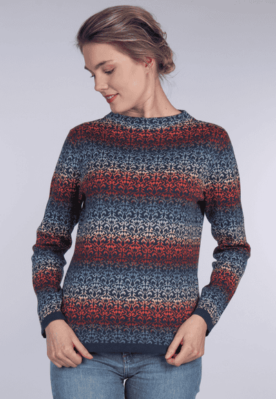 Pullover Dorit ornamental  - navy