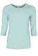 3/4-Arm-Shirt Mabel  - turquoise