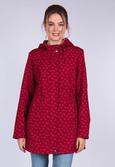 Softshelljacke Brynja - wine