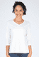 3/4-Arm-Shirt Hellena - ivory
